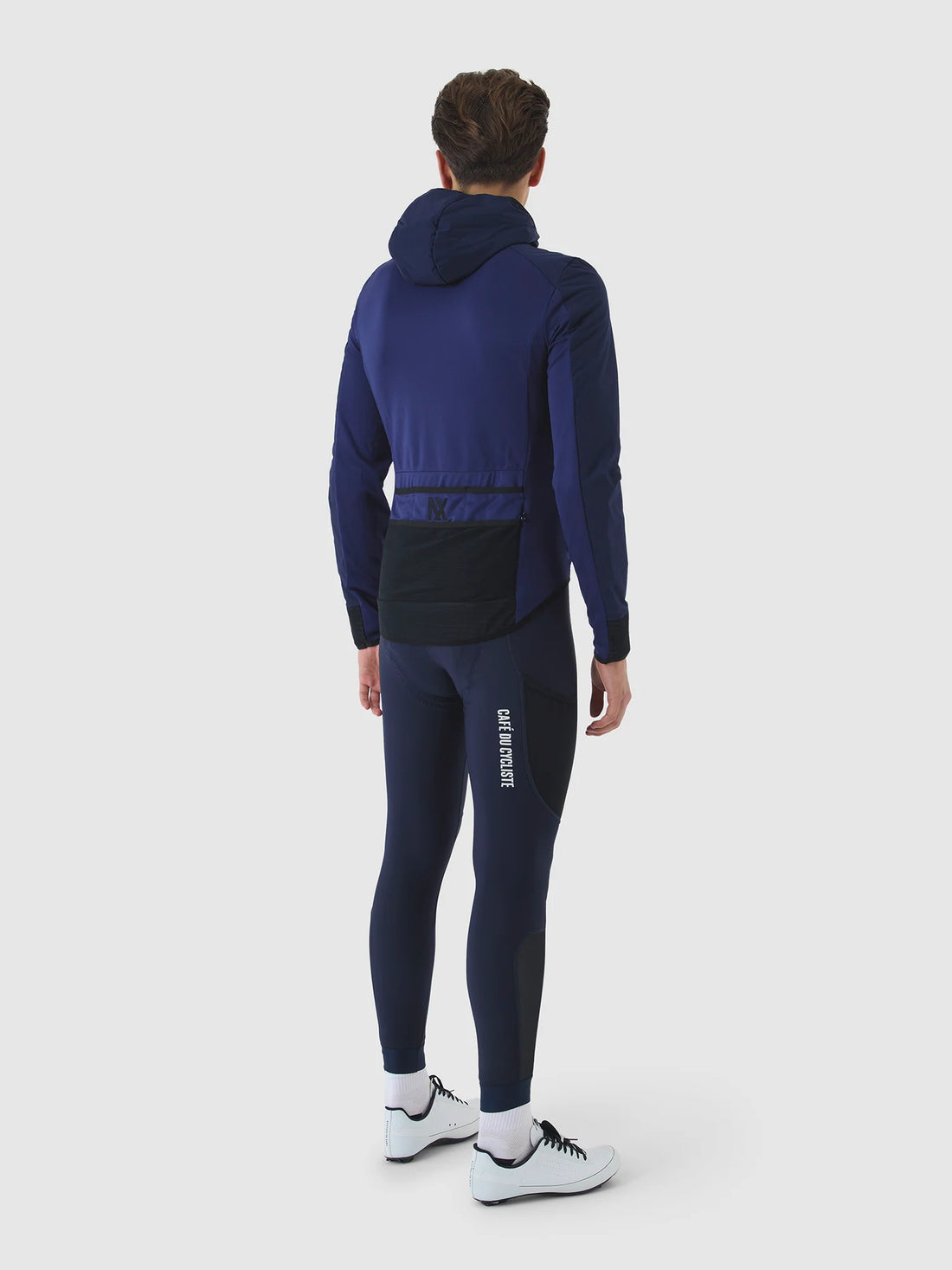 Café du Cycliste Zelie Men's Thermal Jacket Winter Fahrradjacke Navy