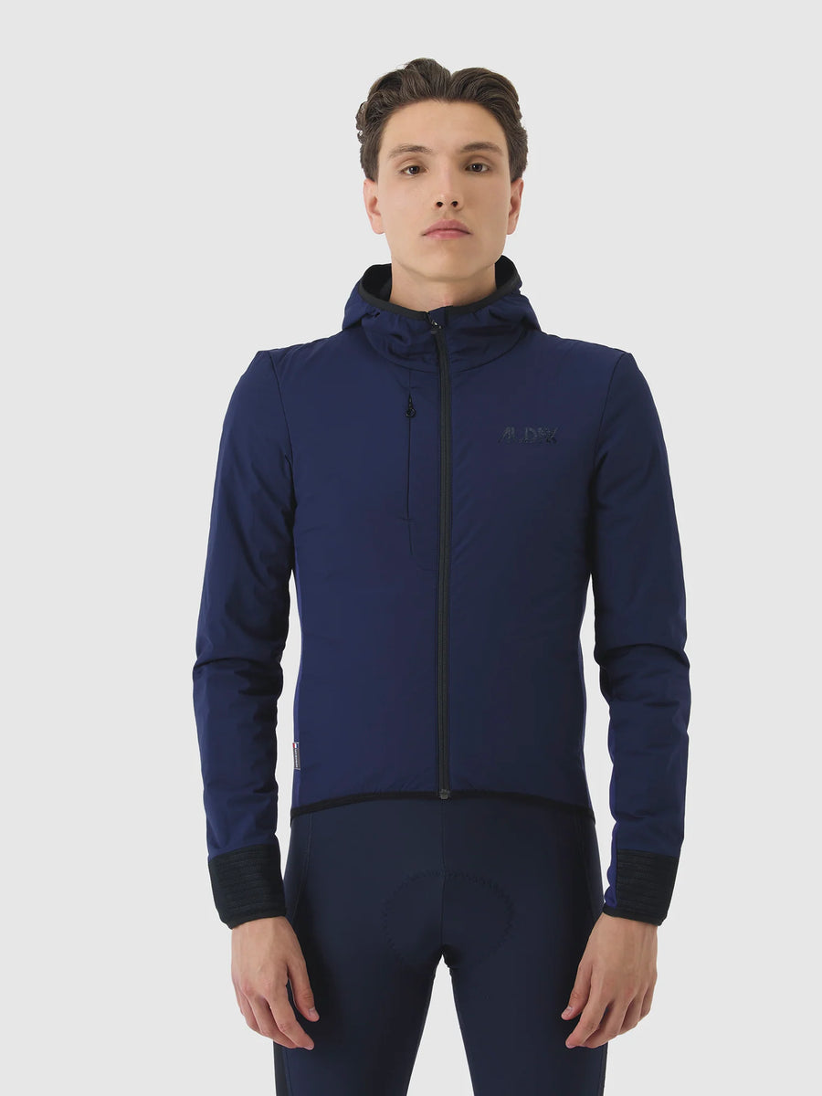 Café du Cycliste Zelie Men's Thermal Jacket Winter Fahrradjacke Navy