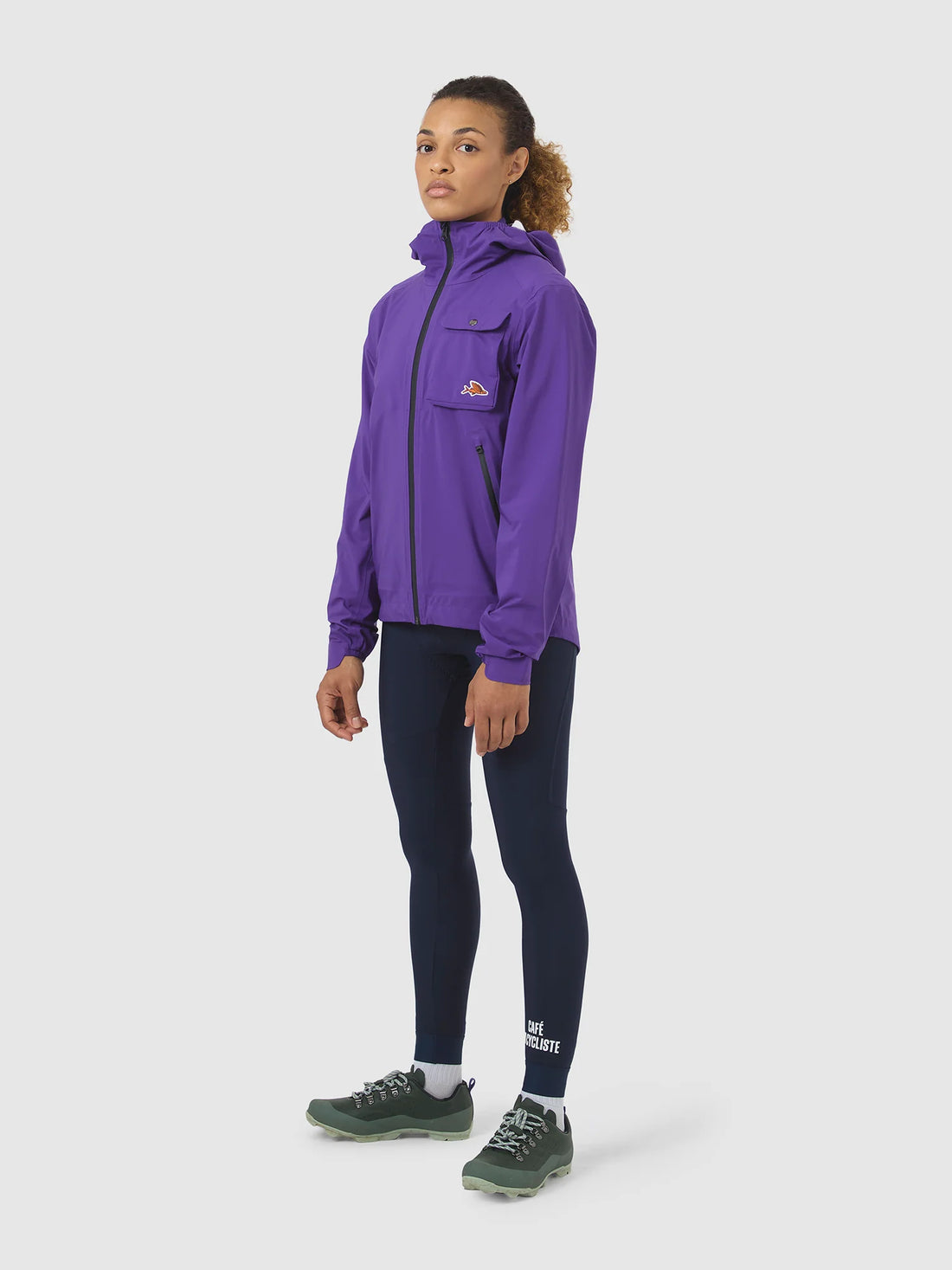 Café du Cycliste Alizee Unisex Rain Jacket Regenjacke Amethyst