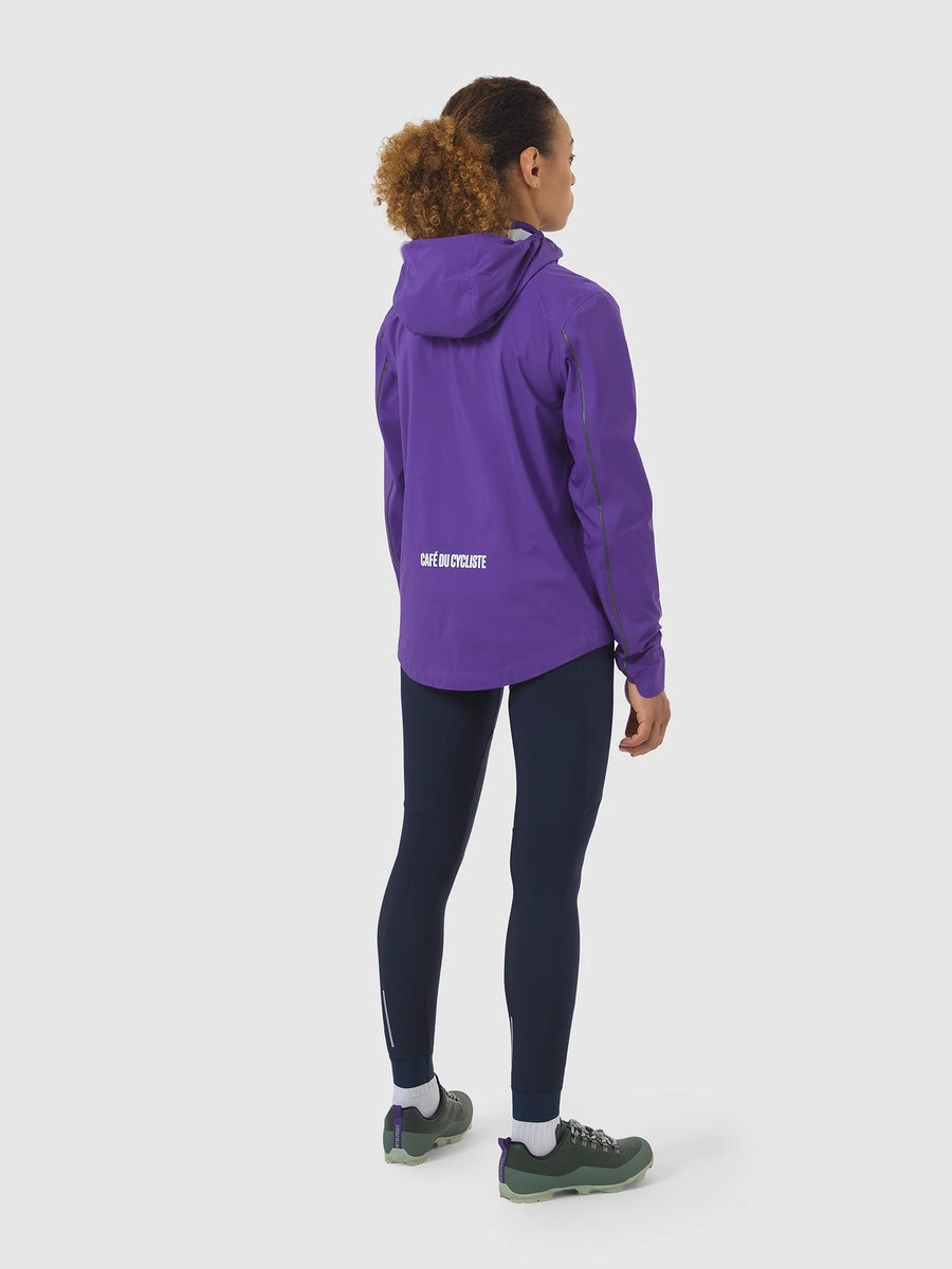 Café du Cycliste Alizee Unisex Rain Jacket Regenjacke Amethyst