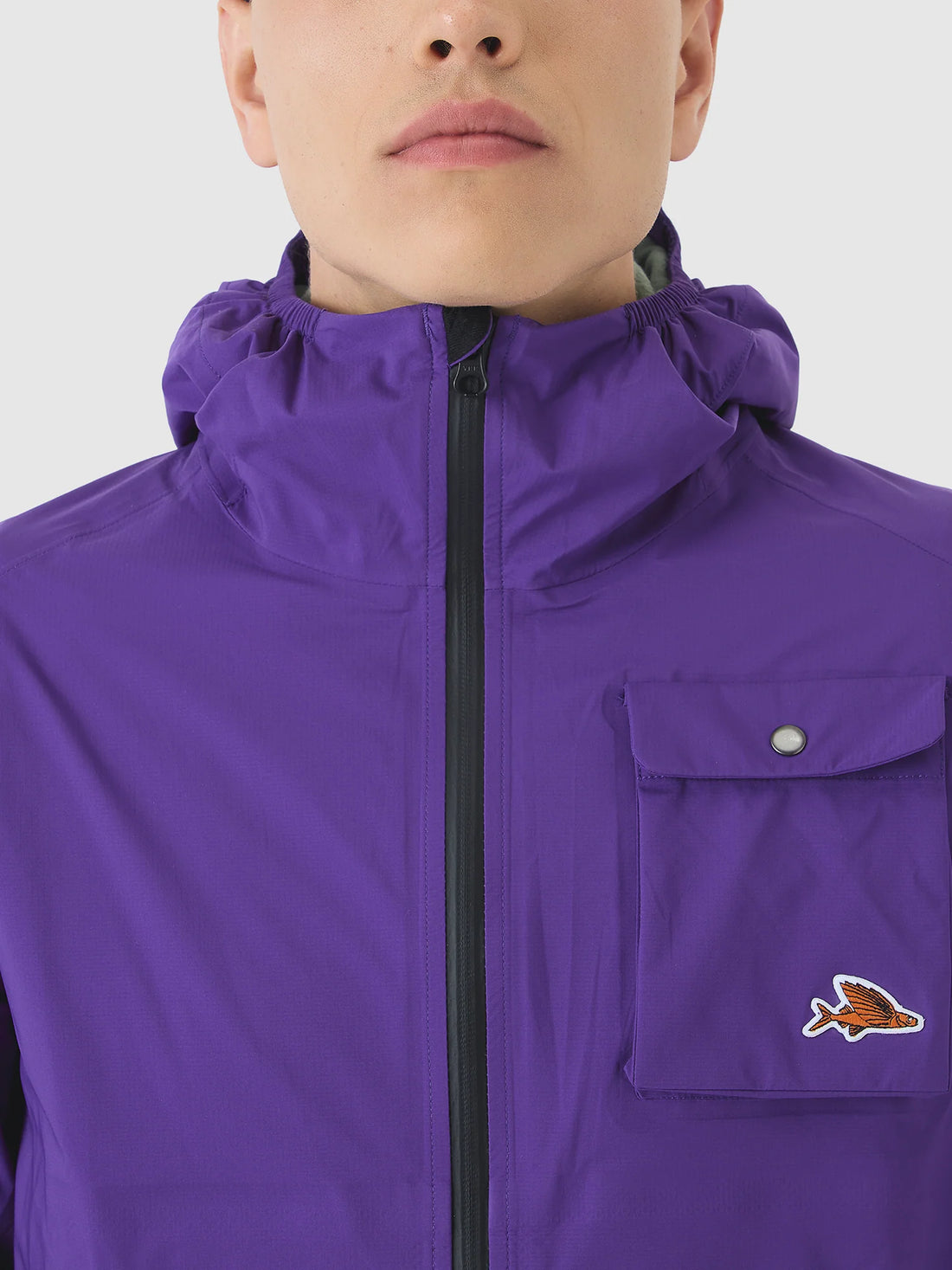 Café du Cycliste Alizee Unisex Rain Jacket Regenjacke Amethyst