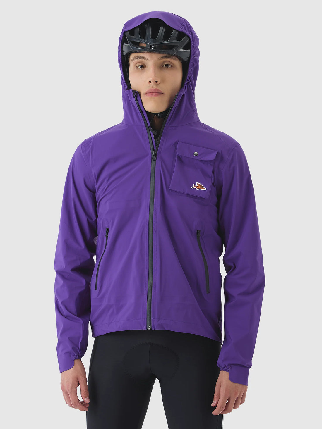 Café du Cycliste Alizee Unisex Rain Jacket Regenjacke Amethyst