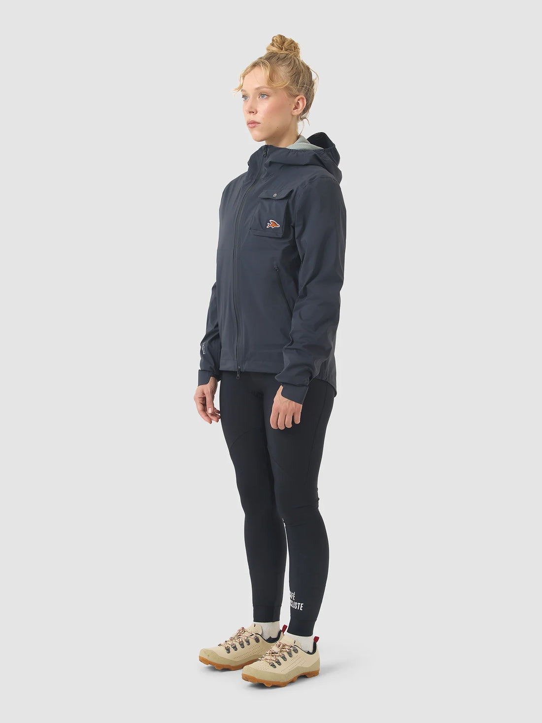 Café du Cycliste Alizee Unisex Rain Jacket Regenjacke Anthracite