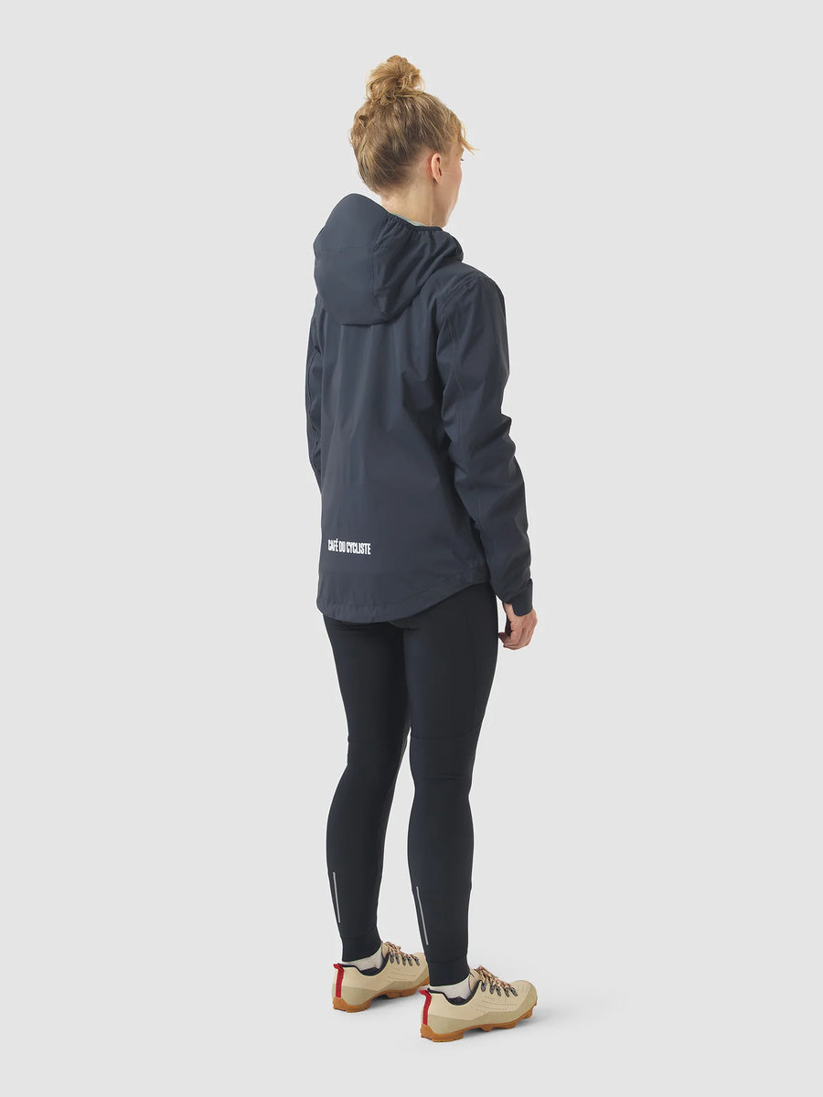Café du Cycliste Alizee Unisex Rain Jacket Regenjacke Anthracite