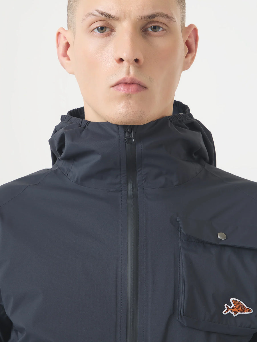 Café du Cycliste Alizee Unisex Rain Jacket Regenjacke Anthracite