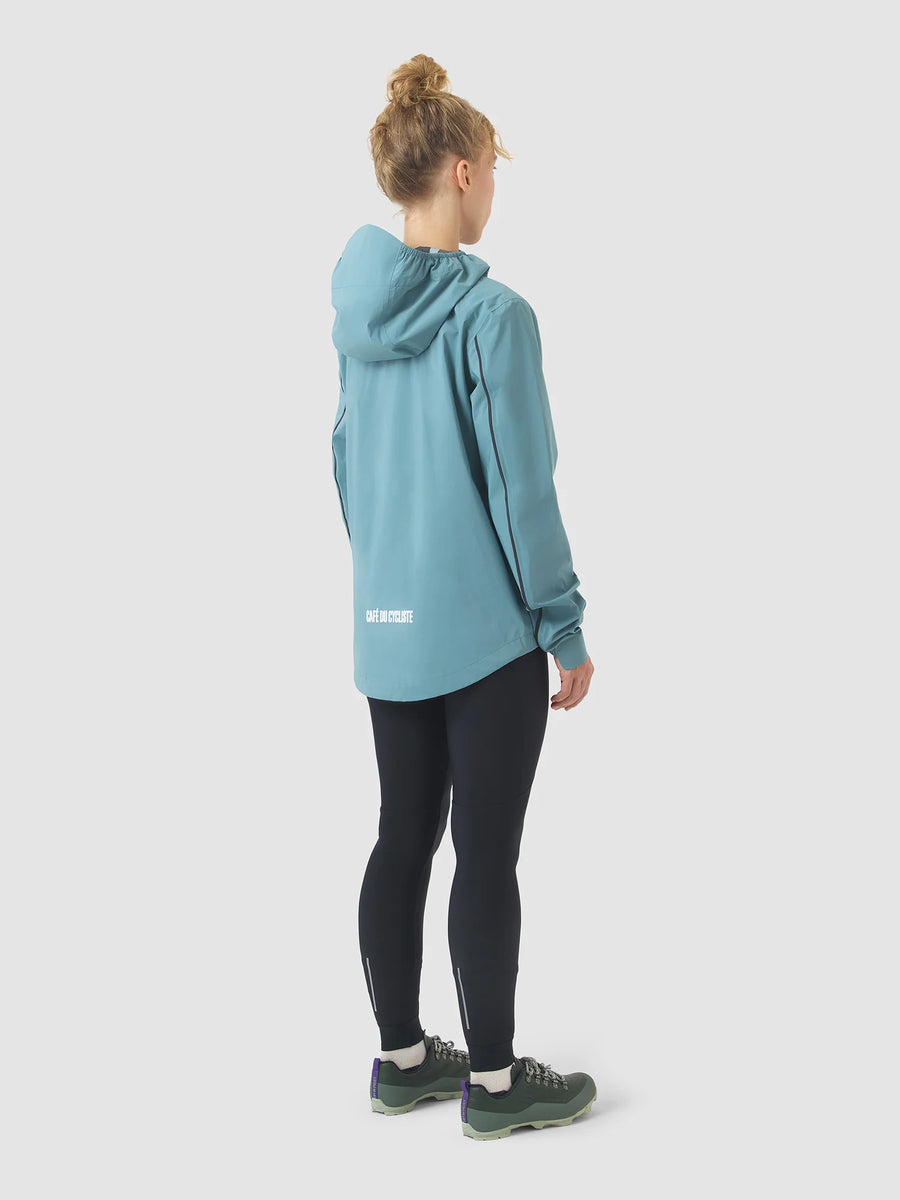 Café du Cycliste Alizee Unisex Rain Jacket Regenjacke Deep Water