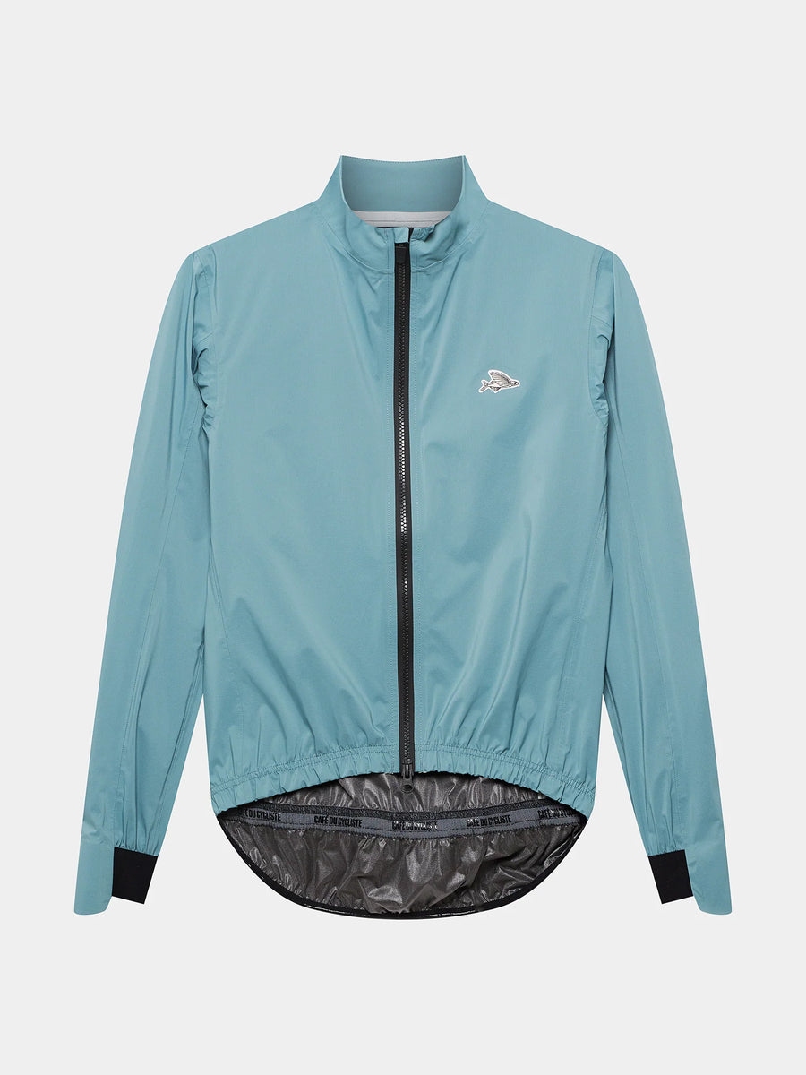 Café du Cycliste Suzette Women's Lightweight Rain Jacket Regenjacke Deep Water