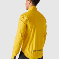 Café du Cycliste Suzette Men's Lightweight Rain Jacket Regenjacke Lemon Chrome