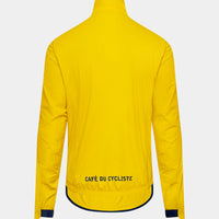 Café du Cycliste Suzette Men's Lightweight Rain Jacket Regenjacke Lemon Chrome