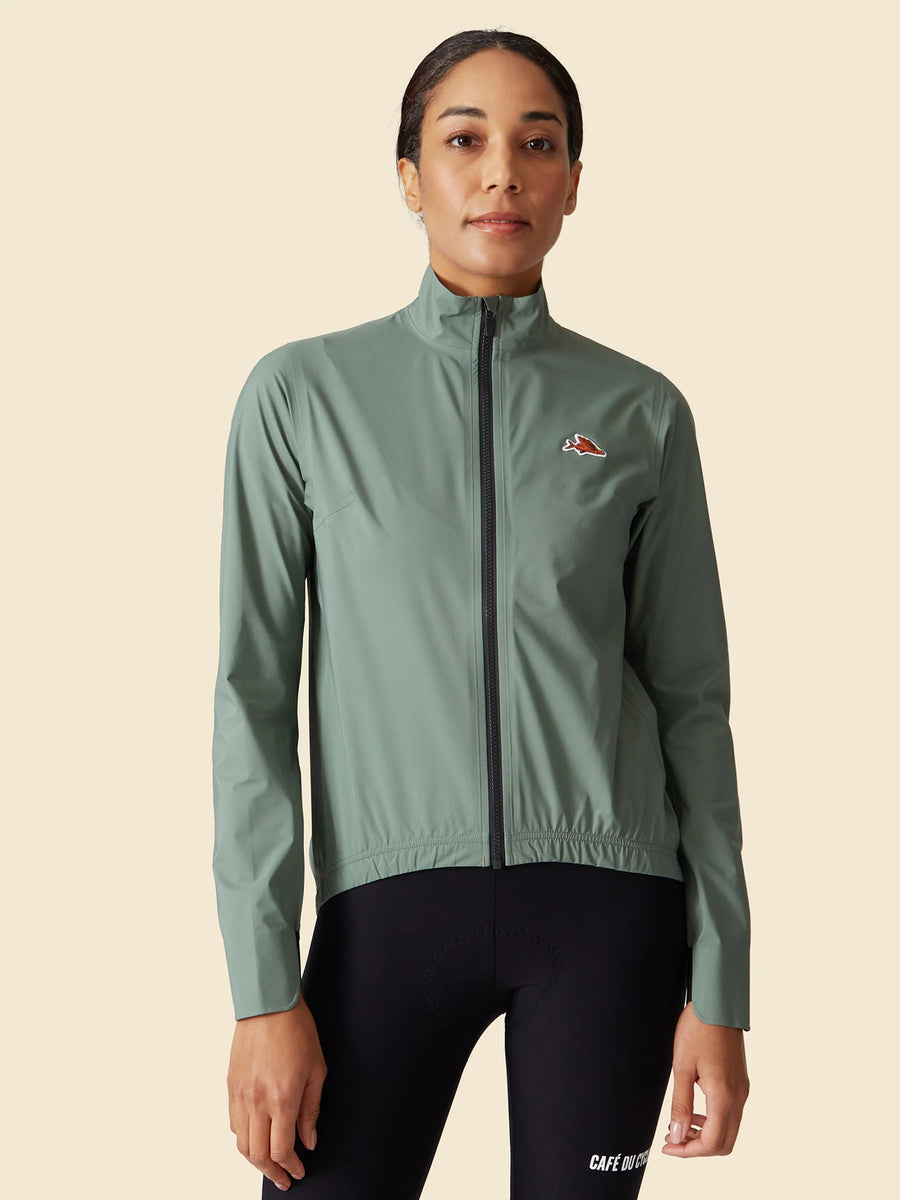 Café du Cycliste Suzette Women's Lightweight Rain Jacket Regenjacke Scots Pine