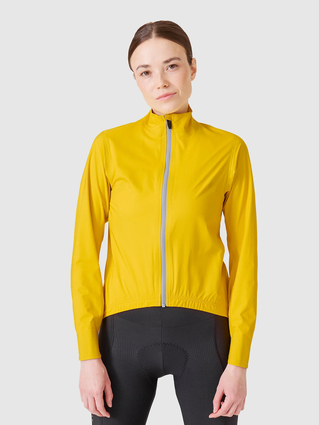 Café du Cycliste Suzette Women's Lightweight Rain Jacket Regenjacke Lemon Chrome