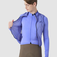 Café du Cycliste Edith Men's Cycling Gilet Windweste Verbena