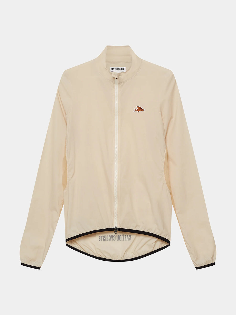 Café du Cycliste Edith Men's Cycling Windjacket Wind Fahrradjacke Chalk
