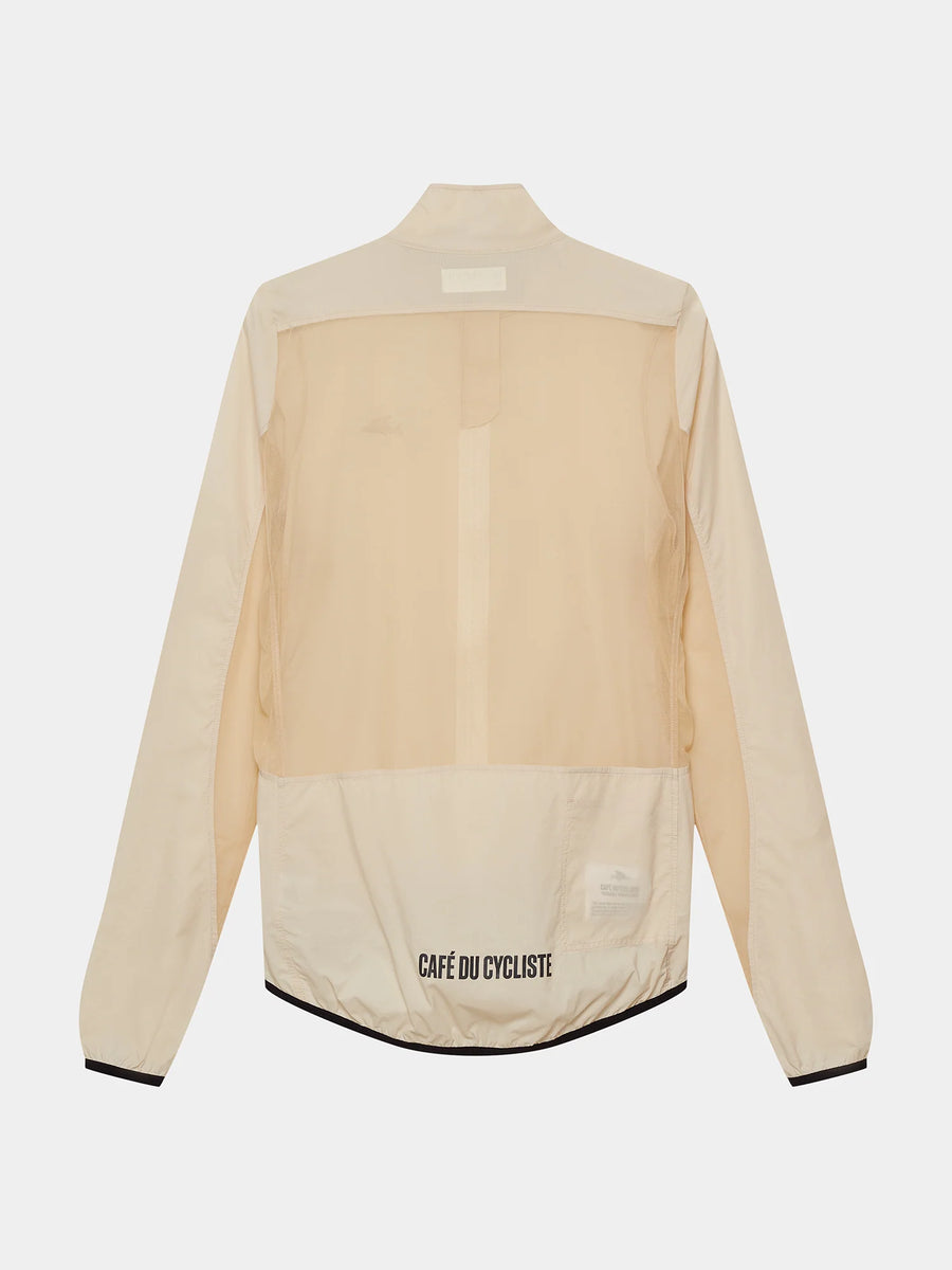 Café du Cycliste Edith Men's Cycling Windjacket Wind Fahrradjacke Chalk