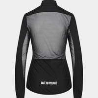 Café du Cycliste Edith Women's Cycling Windjacket Wind Fahrradjacke Black