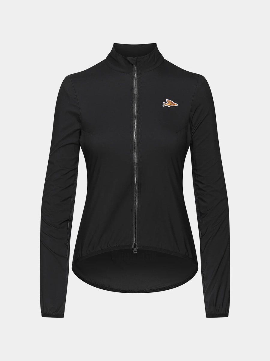 Café du Cycliste Edith Women's Cycling Windjacket Wind Fahrradjacke Black