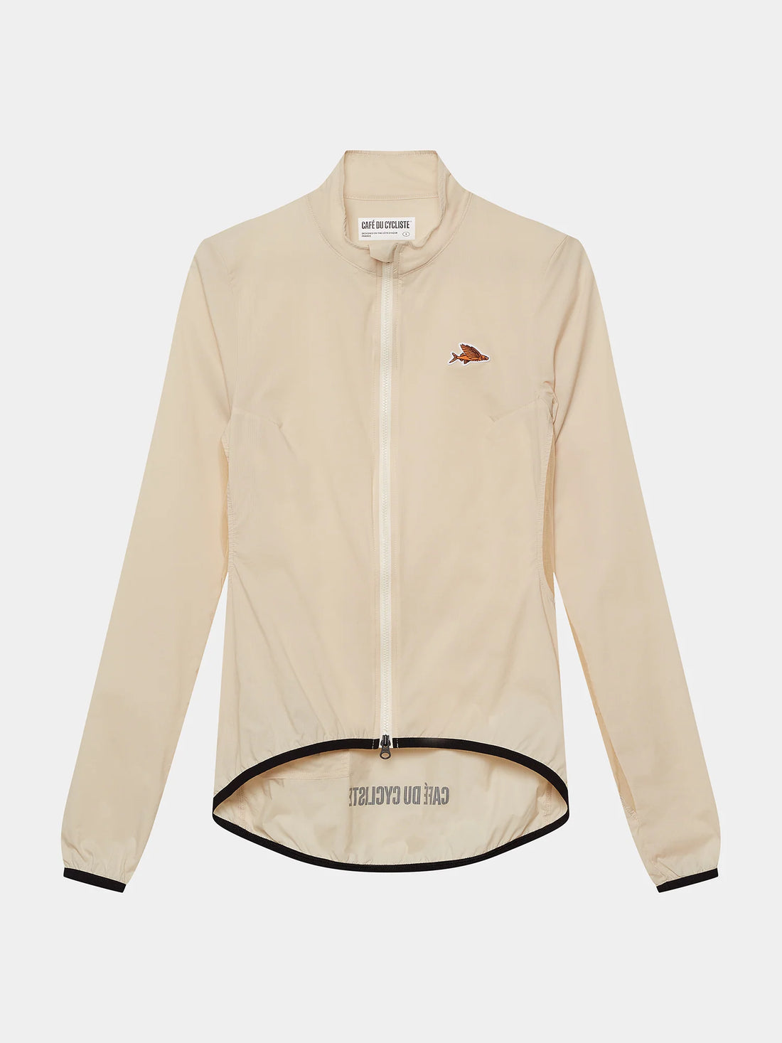 Café du Cycliste Edith Women's Cycling Windjacket Wind Fahrradjacke Chalk
