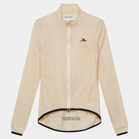 Café du Cycliste Edith Women's Cycling Windjacket Wind Fahrradjacke Chalk