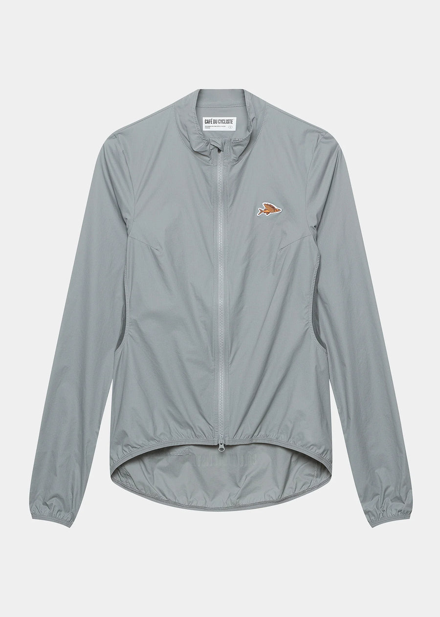 Café du Cycliste Edith Women's Cycling Windjacket Wind Fahrradjacke Mountain Fog