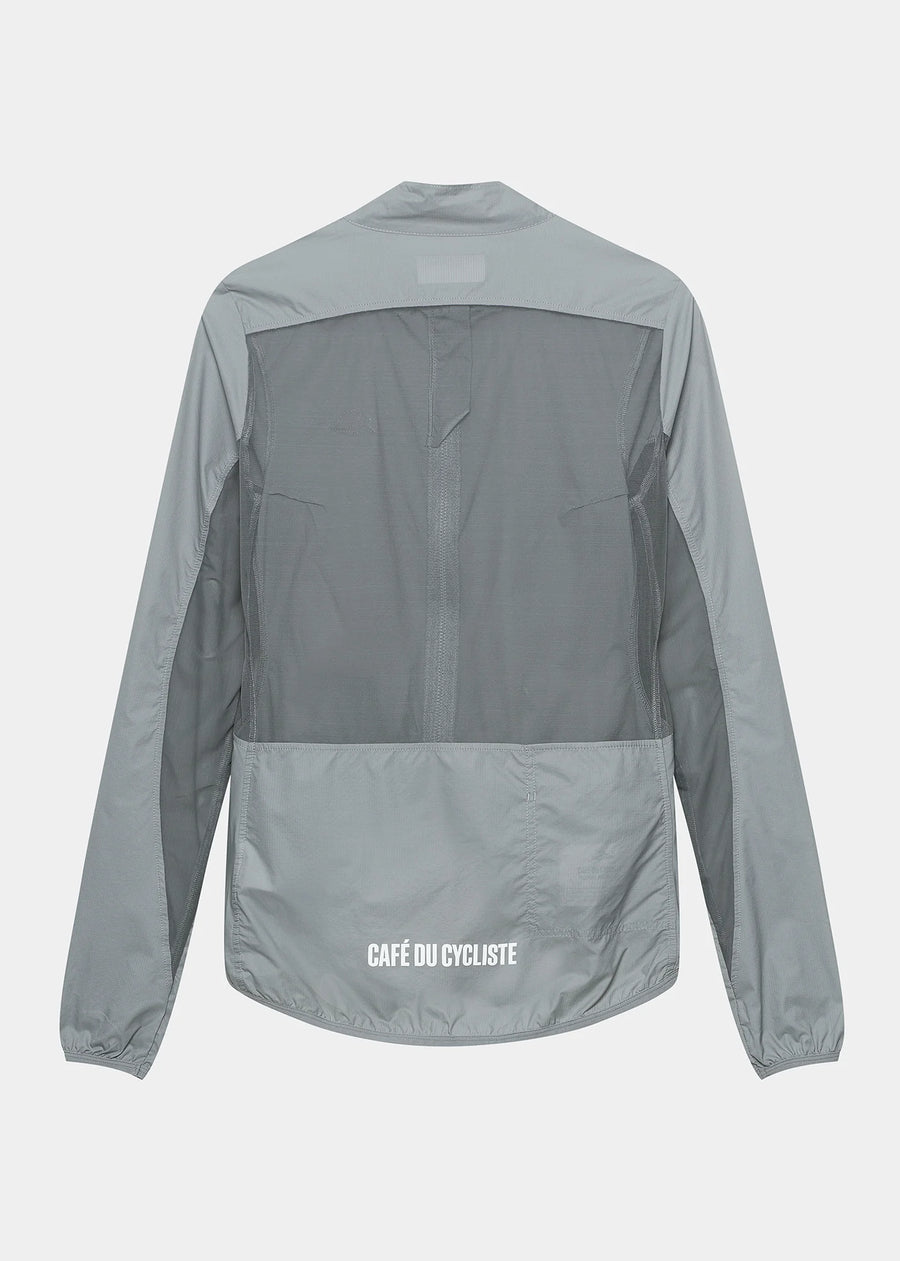 Café du Cycliste Edith Women's Cycling Windjacket Wind Fahrradjacke Mountain Fog