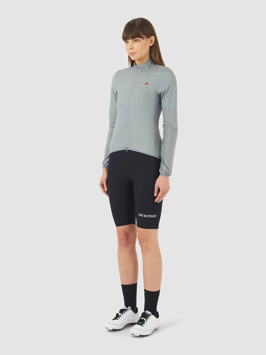 Café du Cycliste Edith Women's Cycling Windjacket Wind Fahrradjacke Mountain Fog