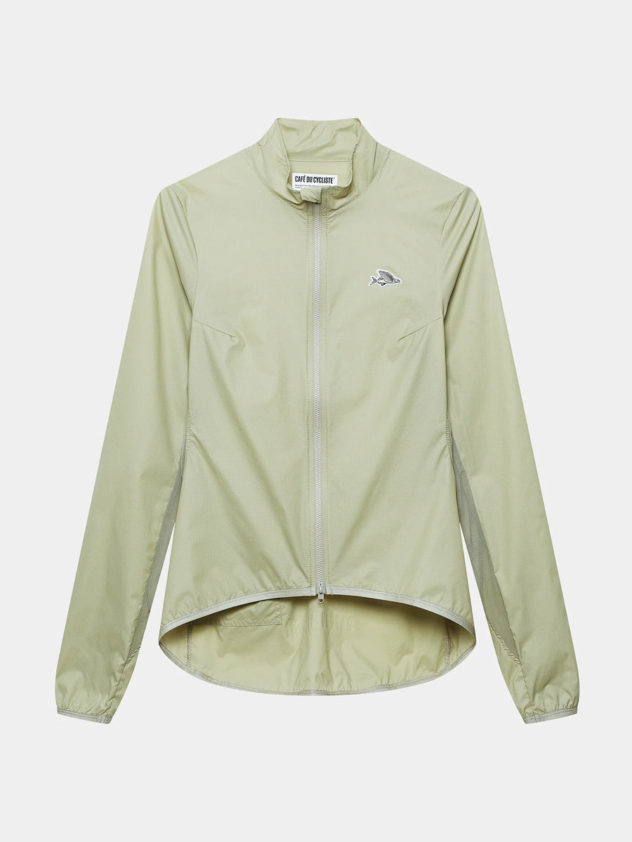Café du Cycliste Edith Women's Cycling Windjacket Wind Fahrradjacke Puddle