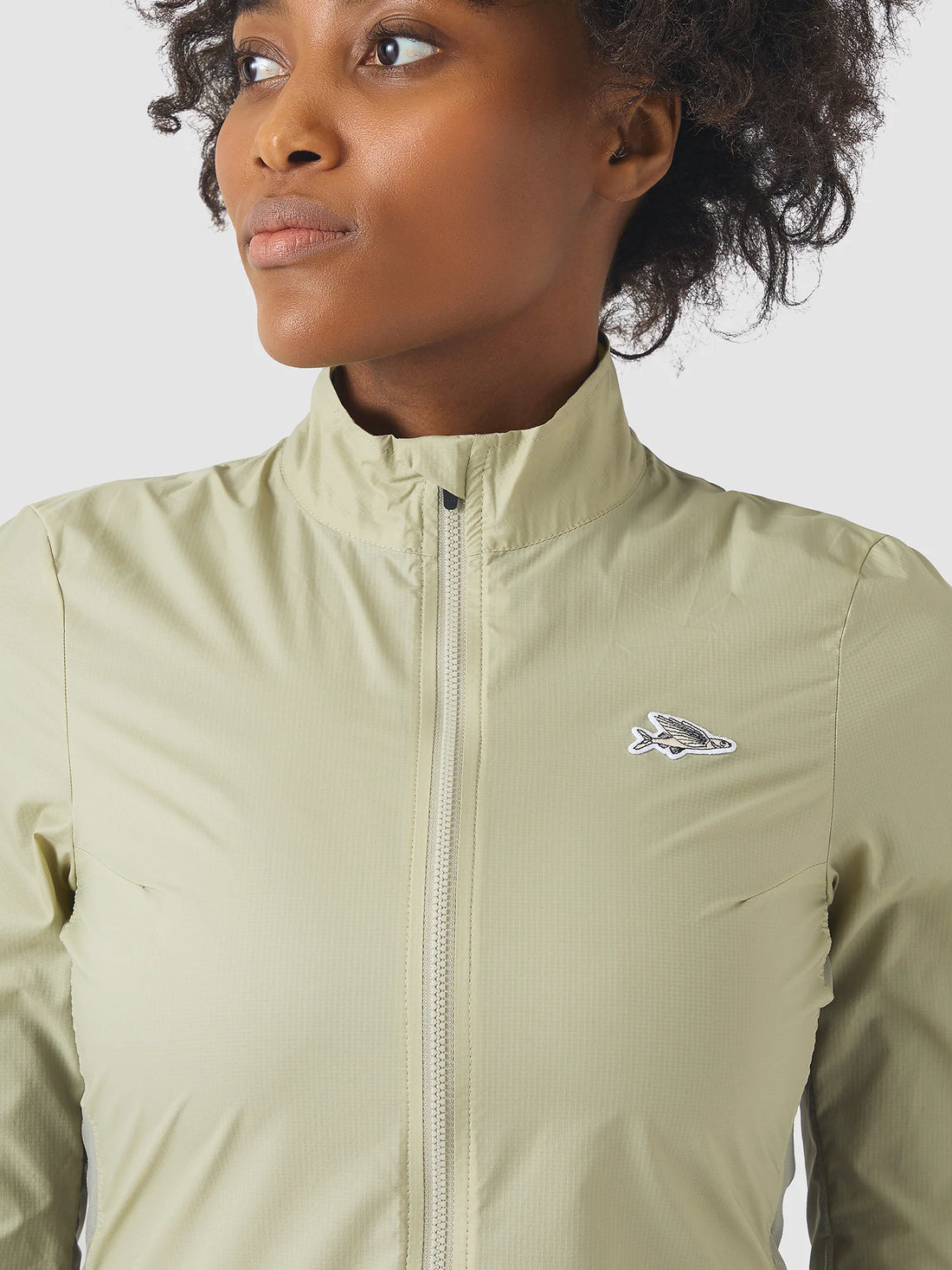 Café du Cycliste Edith Women's Cycling Windjacket Wind Fahrradjacke Puddle
