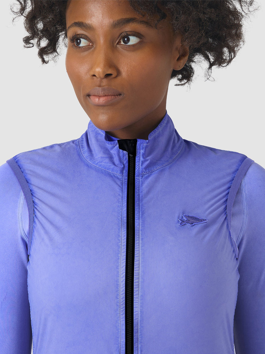 Café du Cycliste Edith Women's Cycling Gilet Windweste Verbena