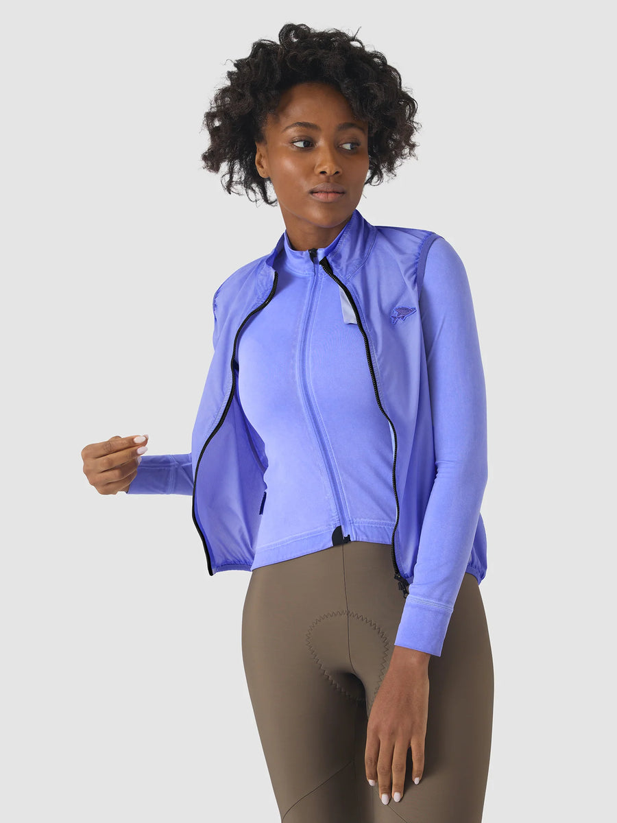Café du Cycliste Edith Women's Cycling Gilet Windweste Verbena