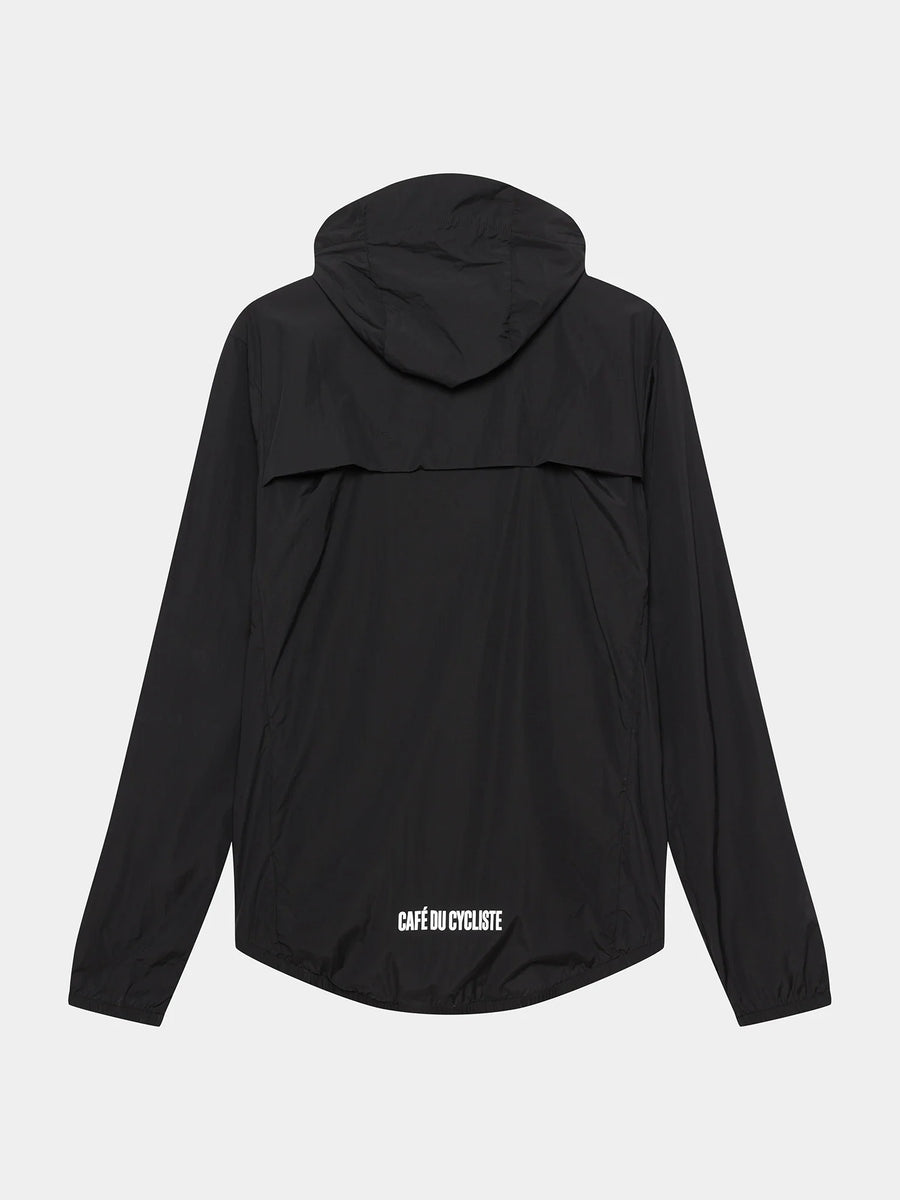 Café du Cycliste Ilona Men's Windproof Jacket Wind Fahrradjacke Black