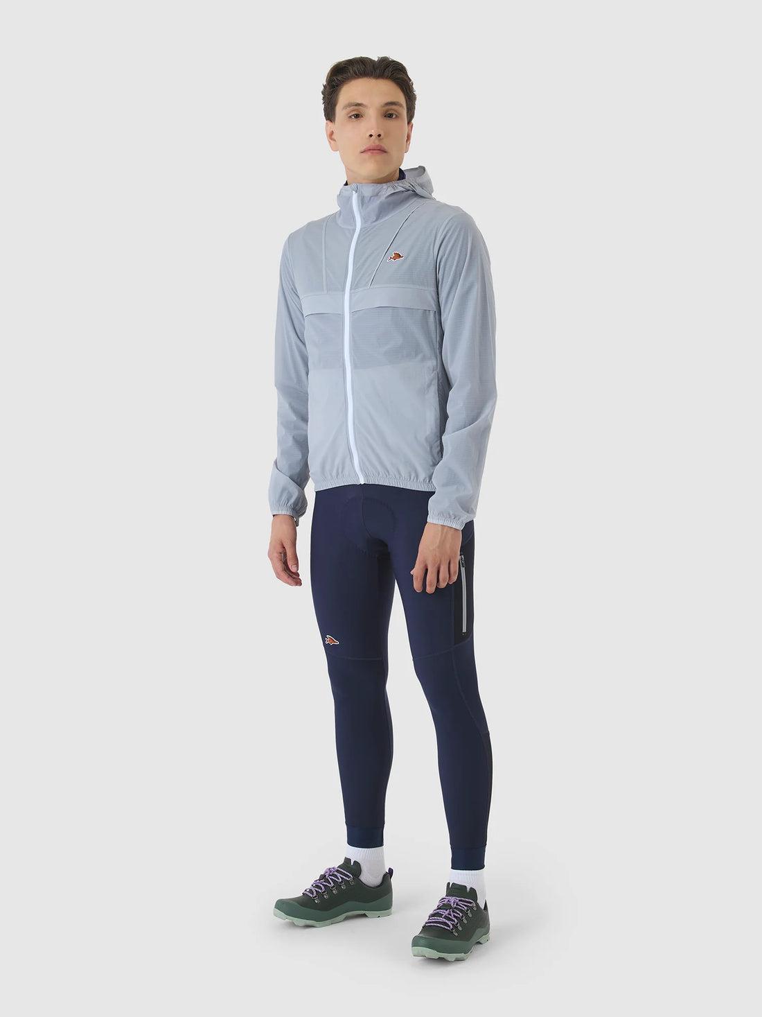 Café du Cycliste Ilona Men's Windproof Jacket Wind Fahrradjacke Cloud Grey