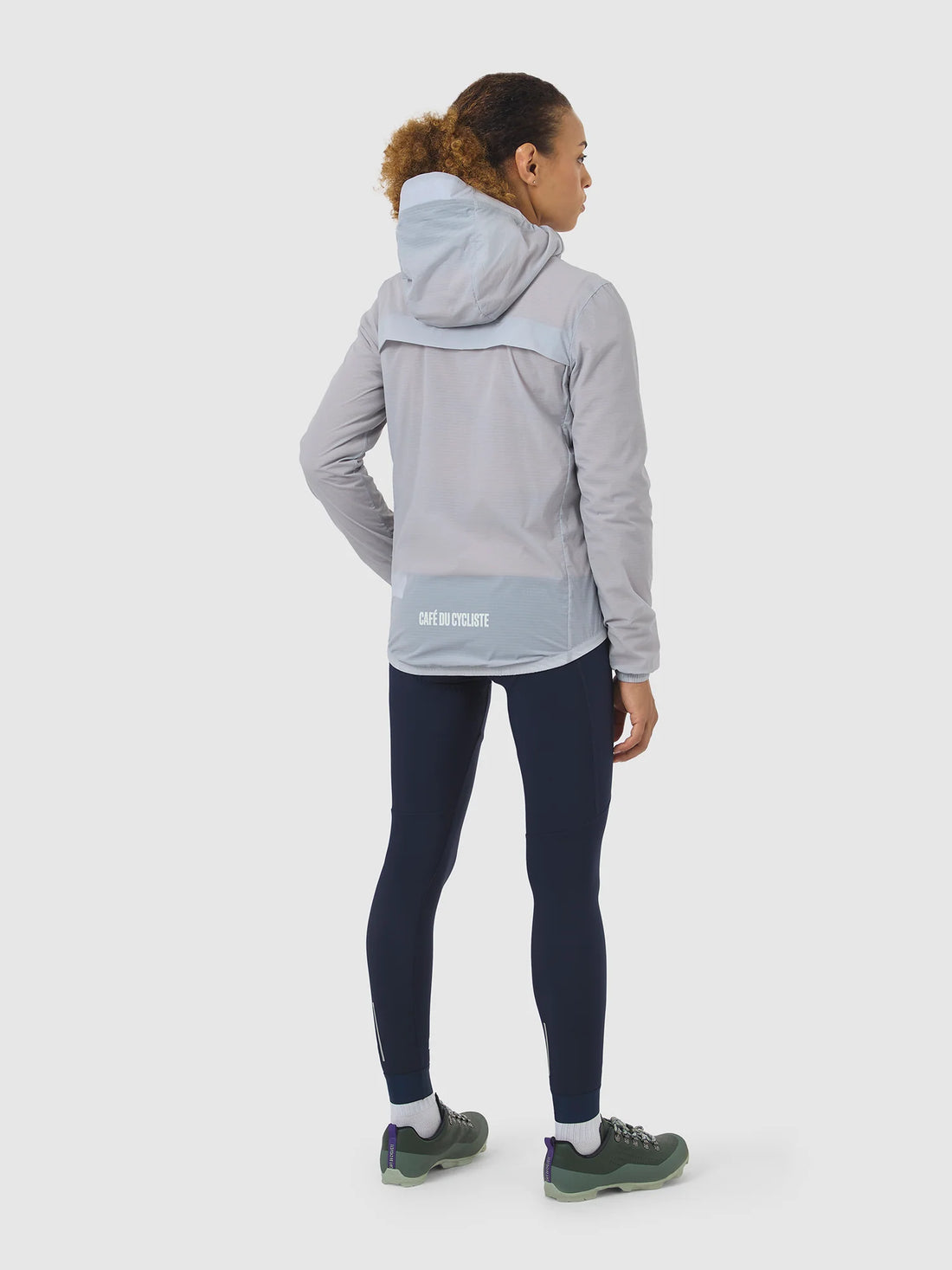 Café du Cycliste Ilona Women's Windproof Jacket Wind Fahrradjacke Cloud Grey