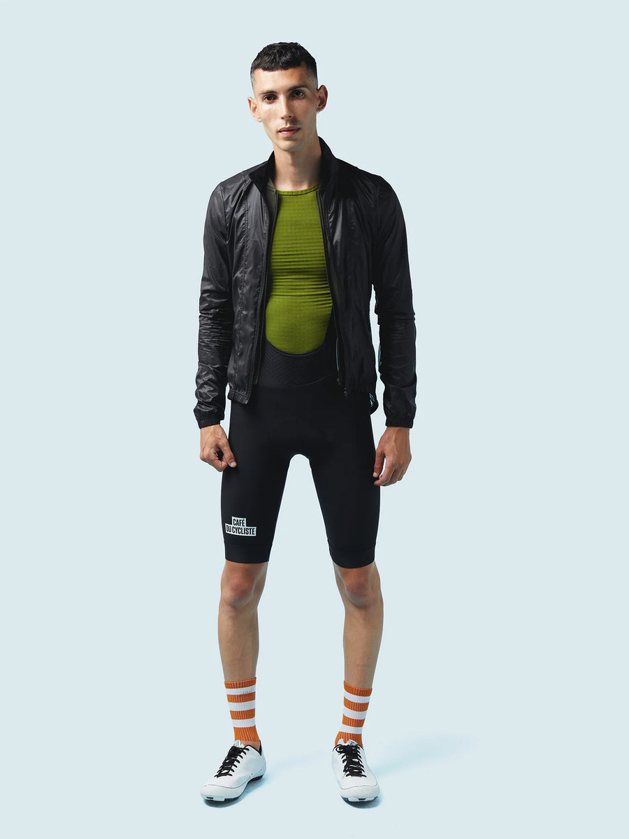 Café du Cycliste Petra Men's Superlight Windjacket Radjacke Mountain Black