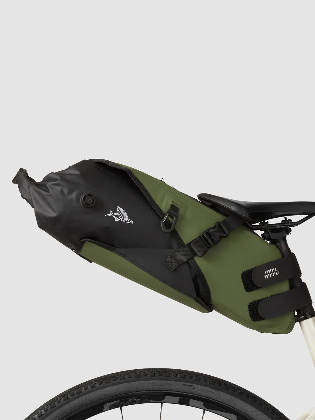 Café du Cycliste Bike Packing Saddle Bag Satteltasche Khaki