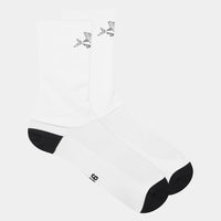 Café du Cycliste Aero Socks Aero Radsocken Flying Fish White
