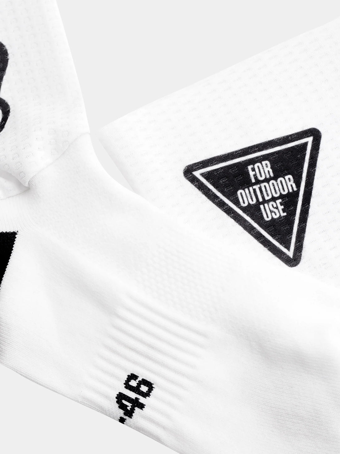 Café du Cycliste Aero Socks Aero Radsocken Stickers White