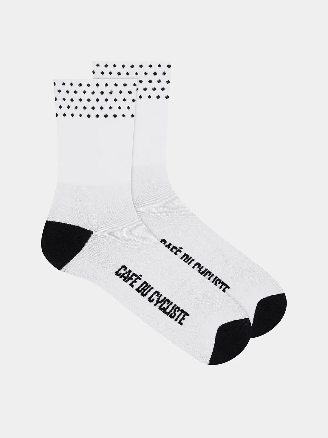 Café du Cycliste Dotted Socks Radsocken White