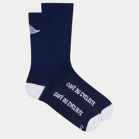 Café du Cycliste Gravel Socks Radsocken Navy Blue