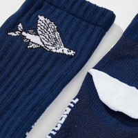 Café du Cycliste Gravel Socks Radsocken Navy Blue