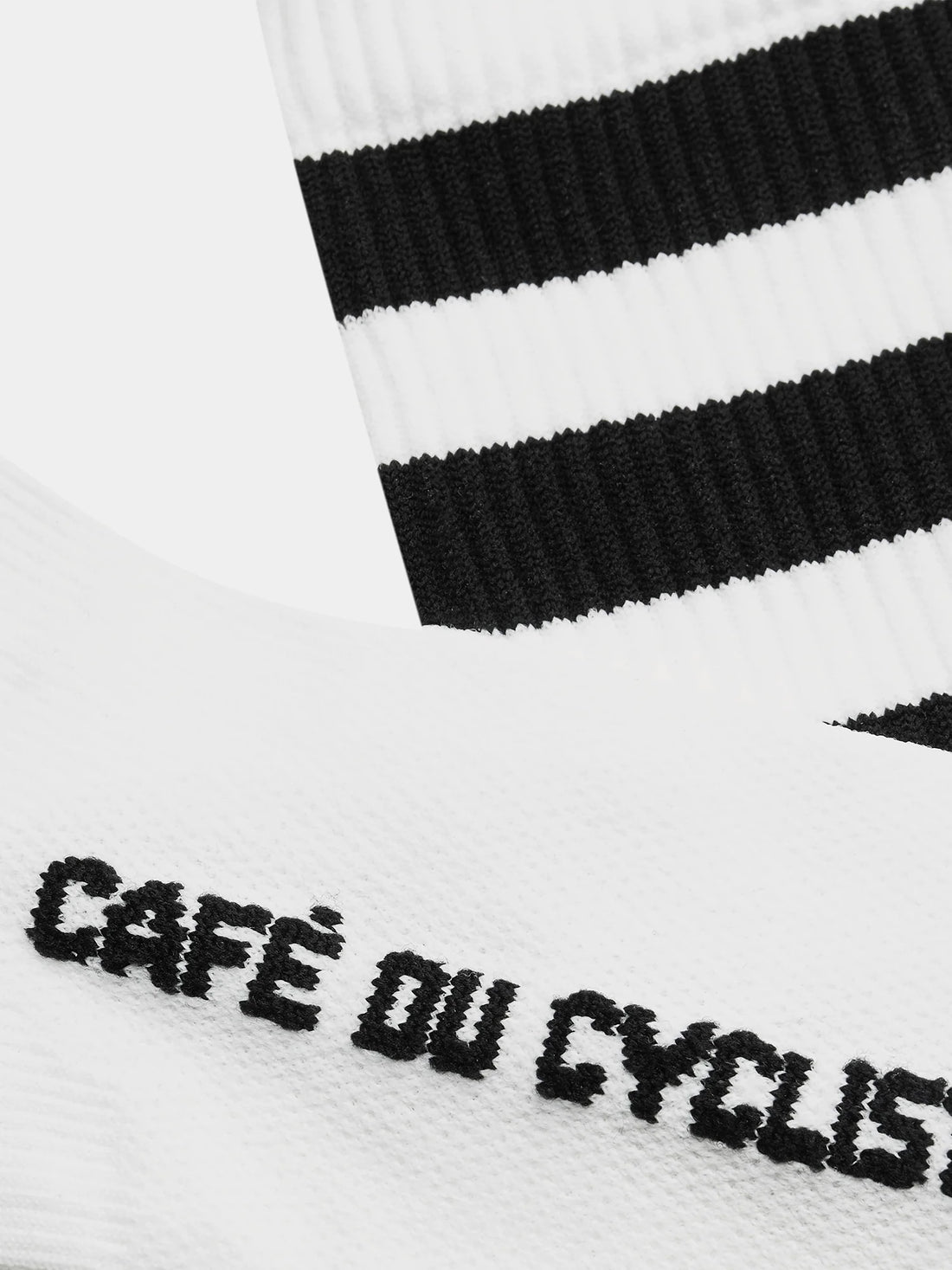 Café du Cycliste Skate Socks Radsocken White / Black