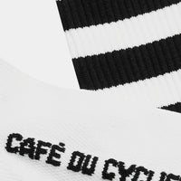 Café du Cycliste Skate Socks Radsocken White / Black