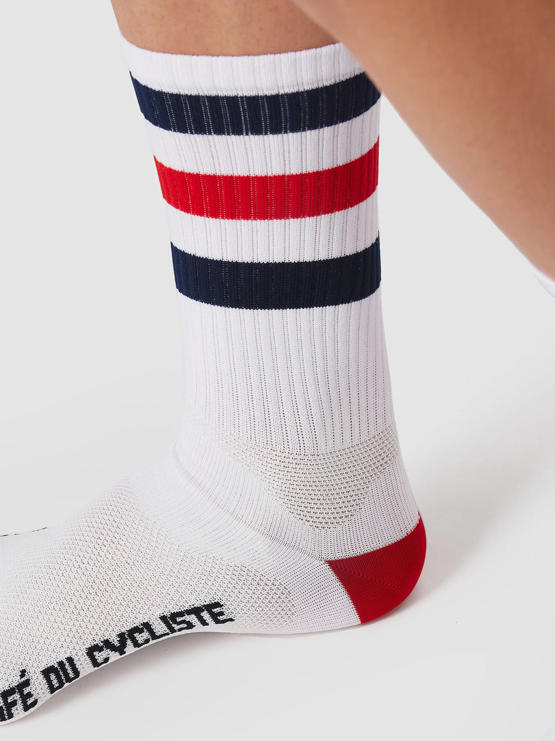 Café du Cycliste Skate Socks Radsocken Navy / Red