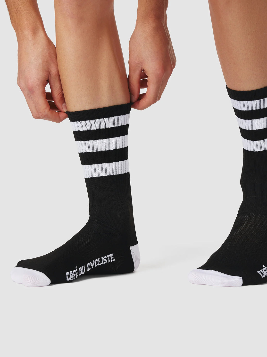 Café du Cycliste Skate Socks Radsocken Black / White