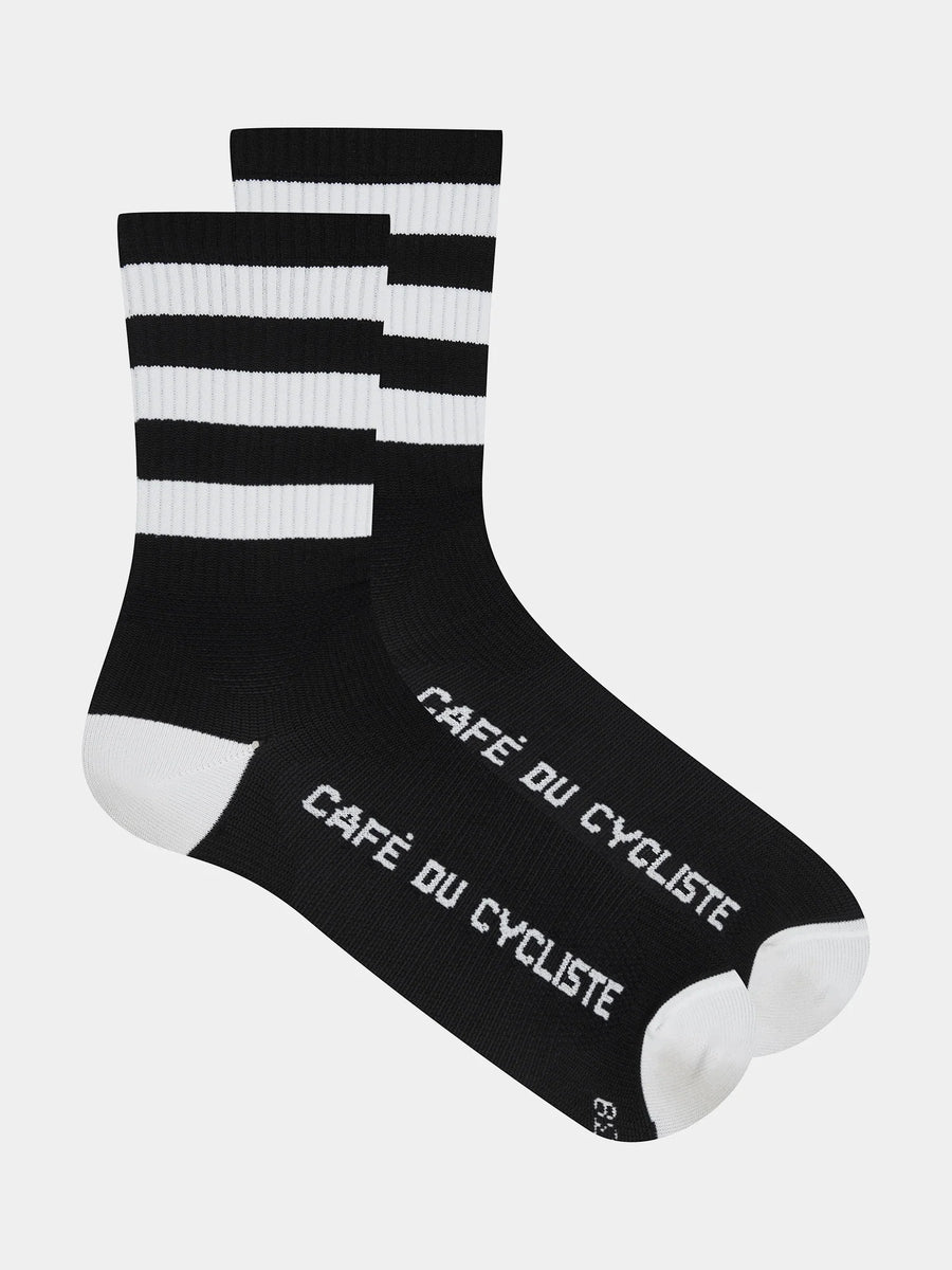 Café du Cycliste Skate Socks Radsocken Black / White
