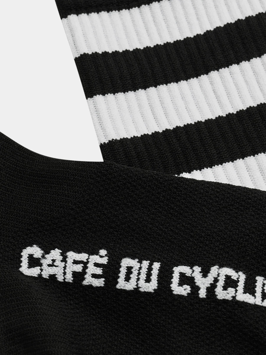 Café du Cycliste Skate Socks Radsocken Black / White