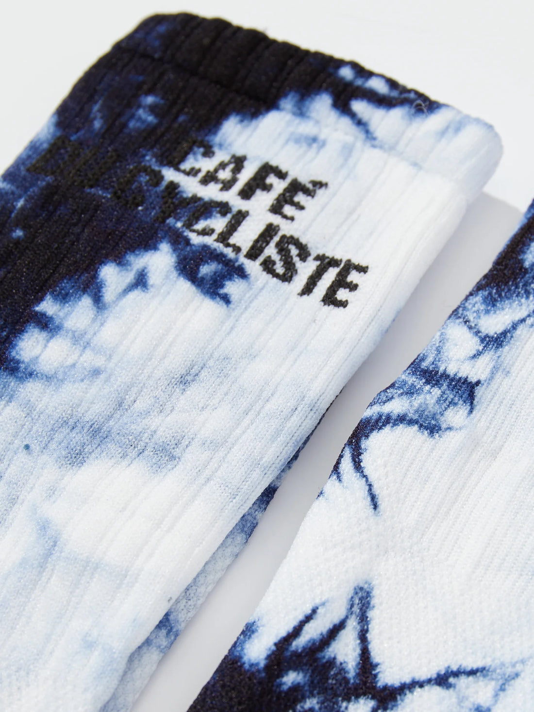 Café du Cycliste Tie Dye Socks Radsocken Navy Blue