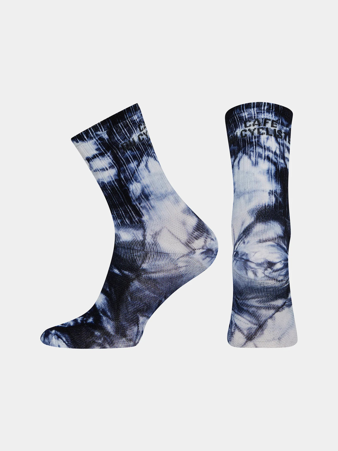 Café du Cycliste Tie Dye Socks Radsocken Navy Blue