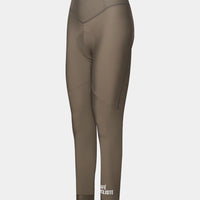 Café du Cycliste Theresa Women's Brushed Tights Thermo Radhose ohne Träger Carob