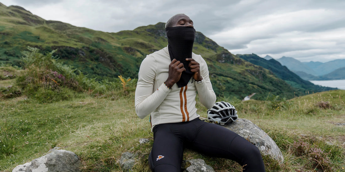 Café du Cycliste Moira Unisex Neck Warmer Halswärmer Black