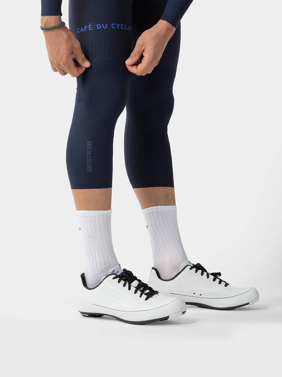 Café du Cycliste Olga Unisex Knee Warmer Knielinge Navy Blue